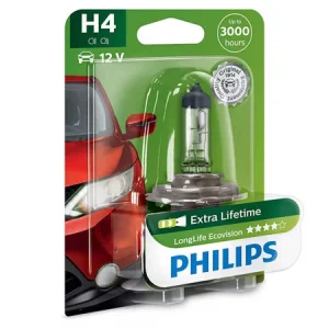 PH-H4LONG BEC AUTO H4 LONGLIFE ECOVISION PHILIPS