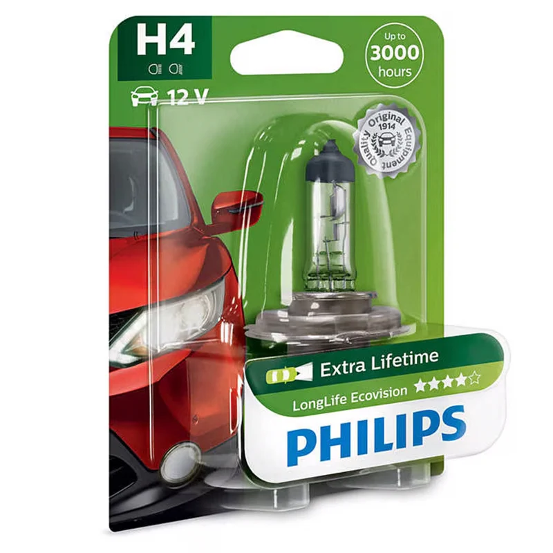 PH-H4LONG@1 BEC AUTO H4 LONGLIFE ECOVISION PHILIPS