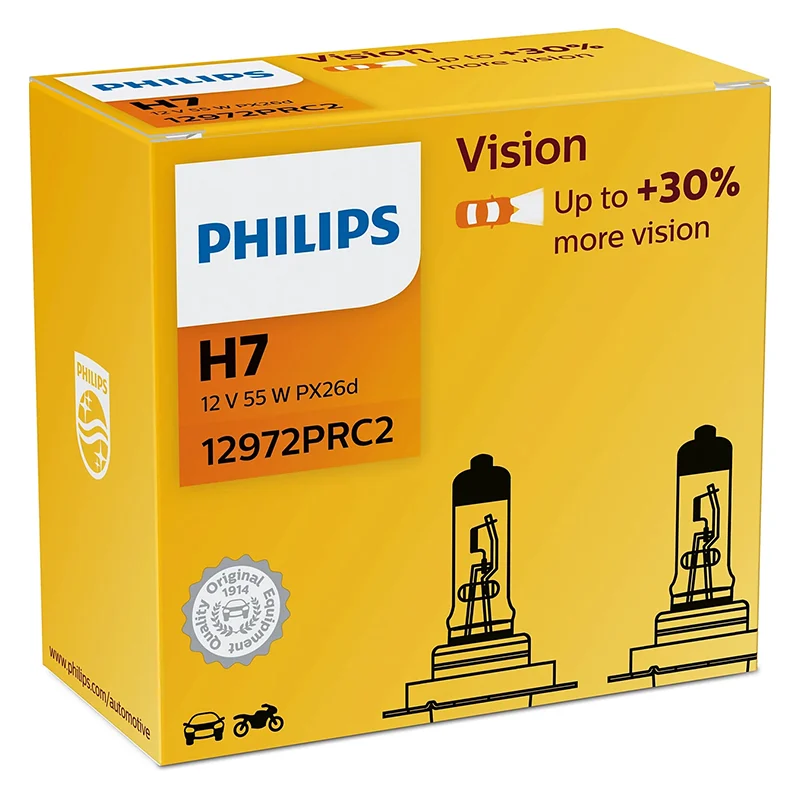 PH-H72@1 SET 2 BECURI AUTO H7 VISION PHILIPS