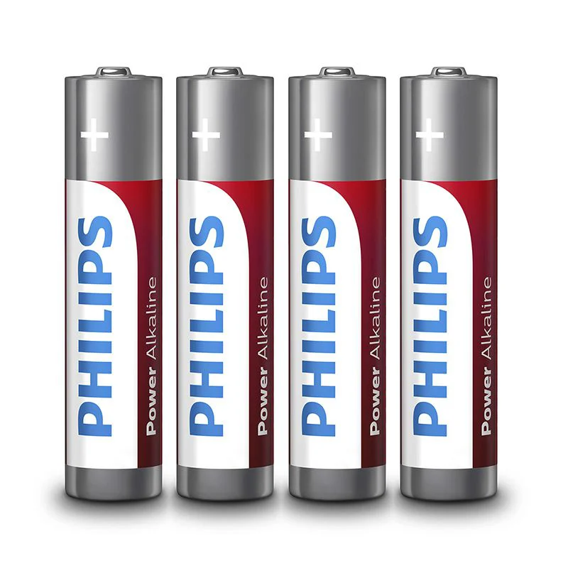 PH-LR03P4F_10@1 BATERIE POWER ALKALINE LR3 AAA FOLIE 4 BUC PHILIPS