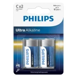 PH-LR14E2B_10@1 BATERIE ULTRA ALKALINE LR14 C BLISTER 2 BUC PHILIPS