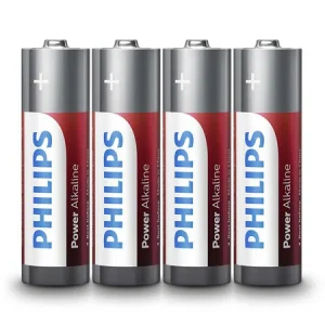 PH-LR6P4F_10 BATERIE POWER ALKALINE LR6 AA BLISTER 4 BUC PHILIPS