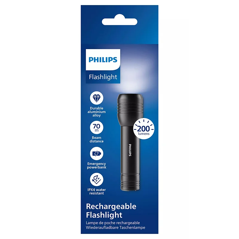 LANTERNA LED ACUMULATOR IPX4 PHILIPS