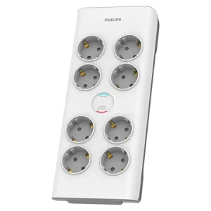 PH-SPN7080WA PRELUNGITOR SURGE PROTECTOR 8 PRIZE 2M PHILIPS