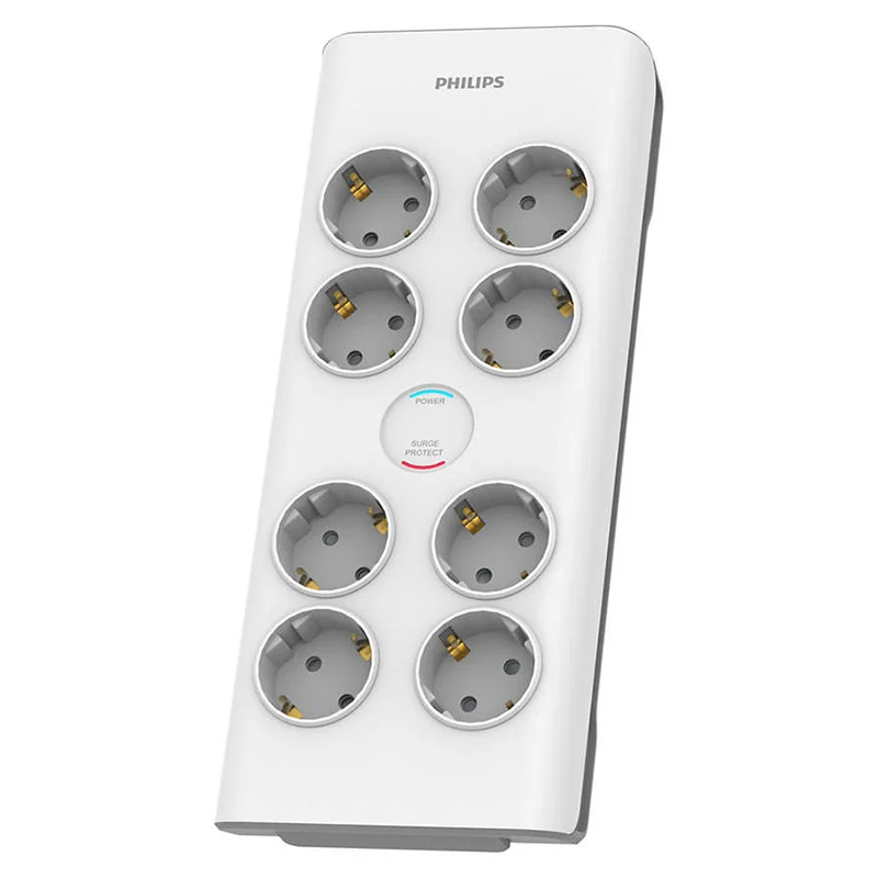 PH-SPN7080WA@1 PRELUNGITOR SURGE PROTECTOR 8 PRIZE 2M PHILIPS