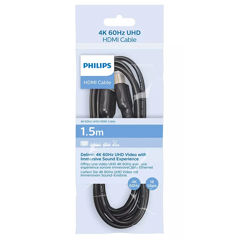 PH-SWV5510@2 CABLU HDMI 2.0 UHD 1.5M PHILIPS