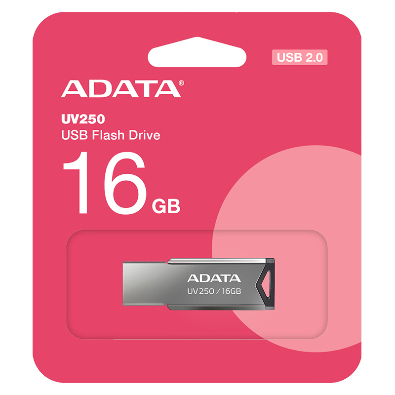 FLASH DRIVE USB 2.0 16GB UV250 METAL ADATA