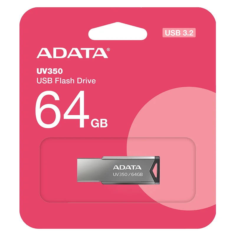FLASH DRIVE 64GB USB 3.2 UV350 ADATA