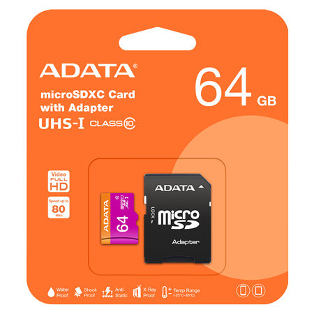MICRO SDXC CLASA 10 64GB ADATA