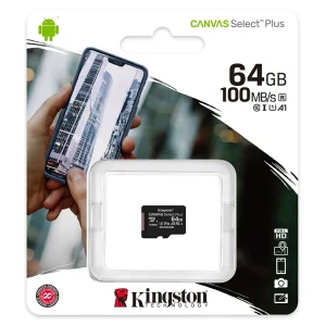 PLYMSD64GK10@1 MICRO SD CARD 64GB CLASS 10 KINGSTON