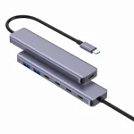 HUB 7 IN 1 10GBS PD 100W ALUMINIU PLATINET