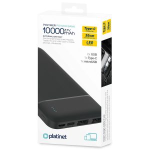 POWER BANK 10000MAH PLATINET