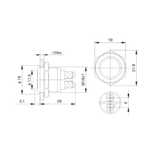 INTRERUPATOR ERMETIC ON-OFF PLAT