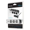 SPLITTER BRICHETA AUTO X3 CU USB SI CABLU PEIYING