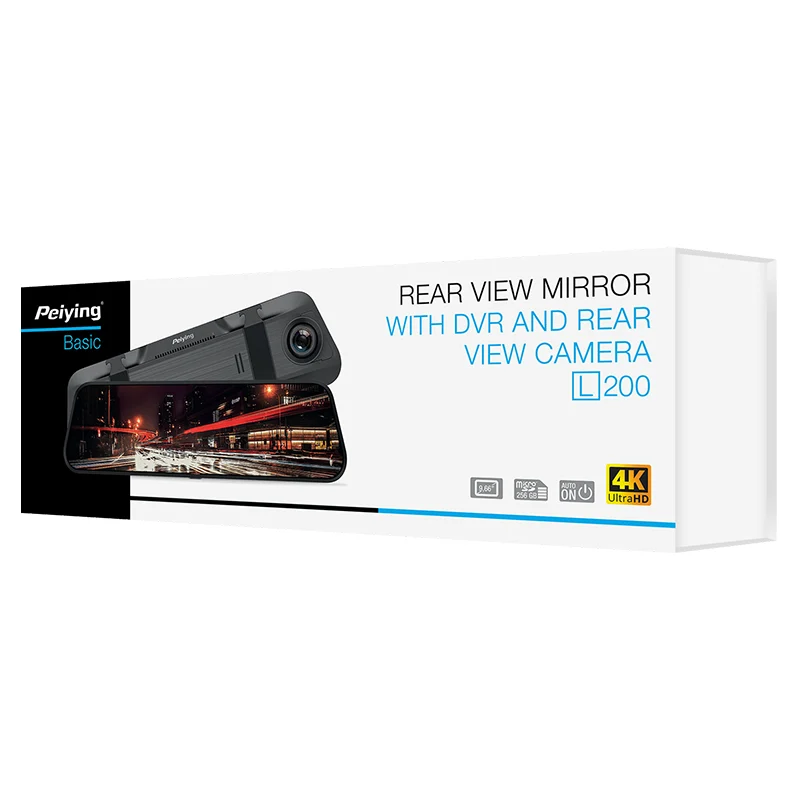 PY-DVR032@8 DVR AUTO SI CAMERA OGLINDA L200 4K PEIYING BASIC