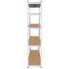 RAFT METALIC 5 POLITE 750KG MDF 180X90X40 REBEL