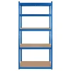 RAFT METALIC 5 POLITE 750K MDF 180X90X40 ALBASTRU REBEL