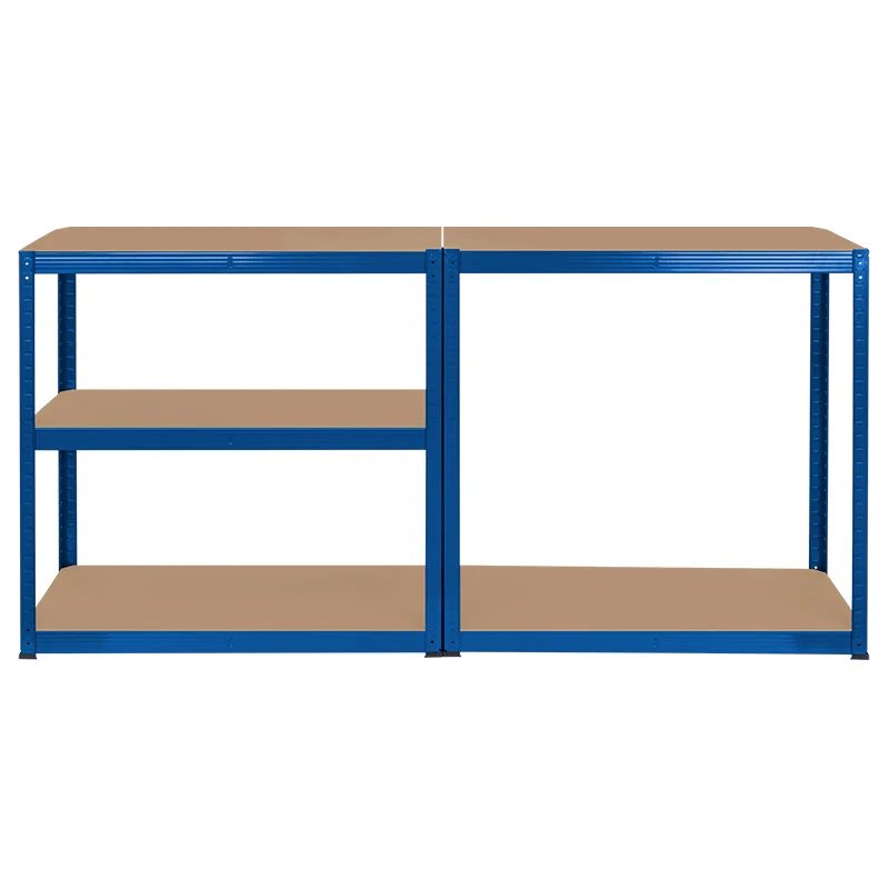 RAFT METALIC 5 POLITE 750K MDF 180X90X40 ALBASTRU REBEL