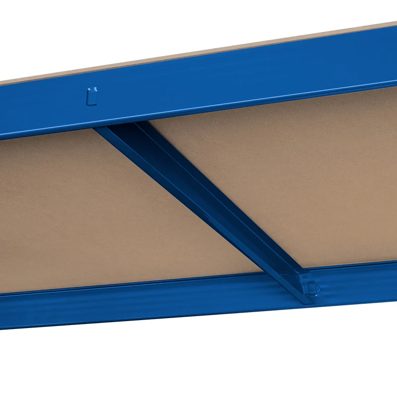 RAFT METALIC 5 POLITE 750K MDF 180X90X40 ALBASTRU REBEL