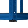 RAFT METALIC 5 POLITE 750K MDF 180X90X40 ALBASTRU REBEL