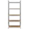 RAFT METALIC 5 POLITE MDF 150X70X30 750KG REBEL