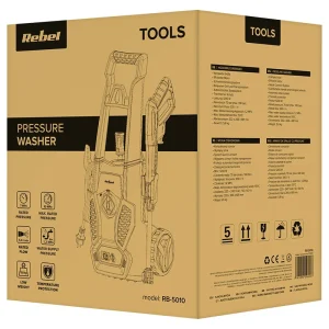 RB-5010@9 APARAT DE SPALAT CU PRESIUNE 1200W REBEL