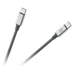 RB-6012-100-B CABLU USB TIP C - USB TIP C 65W 100 CM NEGRU REBEL