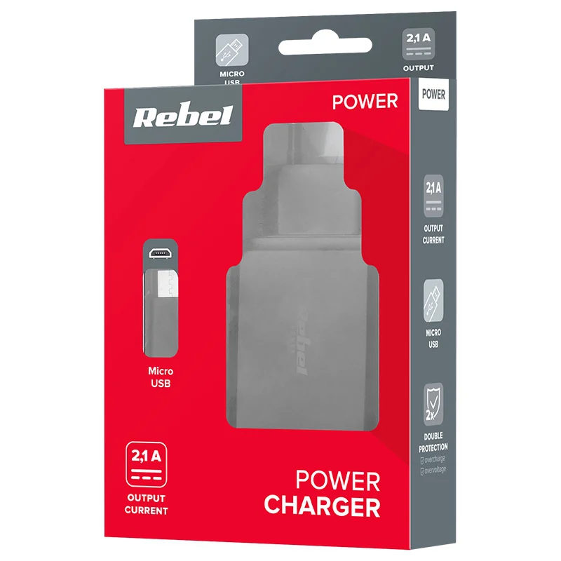 RB-6311@2 INCARCATOR RETEA MICRO USB 2400MA REBEL