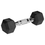 RBA-2325-02@3 GANTERE DUMBBELL HEX FONTA CAUCIUCATA 2X2KG REBEL ACTIV