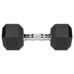 RBA-2325-10@4 GANTERE DUMBBELL HEX FONTA CAUCIUCATA 2X10KG REBEL ACTI