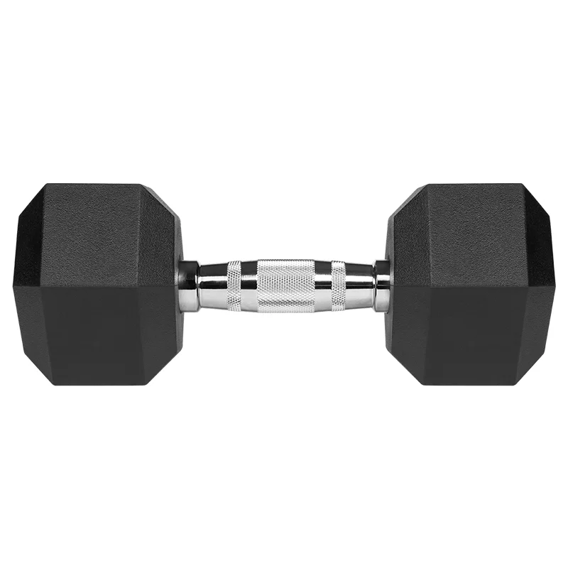 GANTERE DUMBBELL HEX FONTA CAUCIUCATA 2X10KG REBEL ACTI