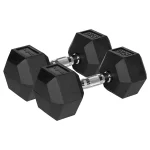 RBA-2325-15 GANTERE DUMBBELL HEX FONTA CAUCIUCATA 2X15KG REBEL ACTI