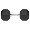 RBA-2325-20@2 GANTERA DUMBBELL HEX FONTA CAUCIUCATA 20KG REBEL ACTIVE