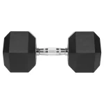 GANTERE DUMBBELL HEX FONTA CAUCIUCATA 30KG REBEL ACTIVE
