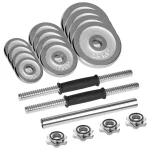 GANTERE REGLABILE CU VALIZA TOTAL 20KG REBEL ACTIVE