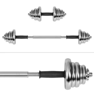 GANTERE REGLABILE CU VALIZA TOTAL 20KG REBEL ACTIVE