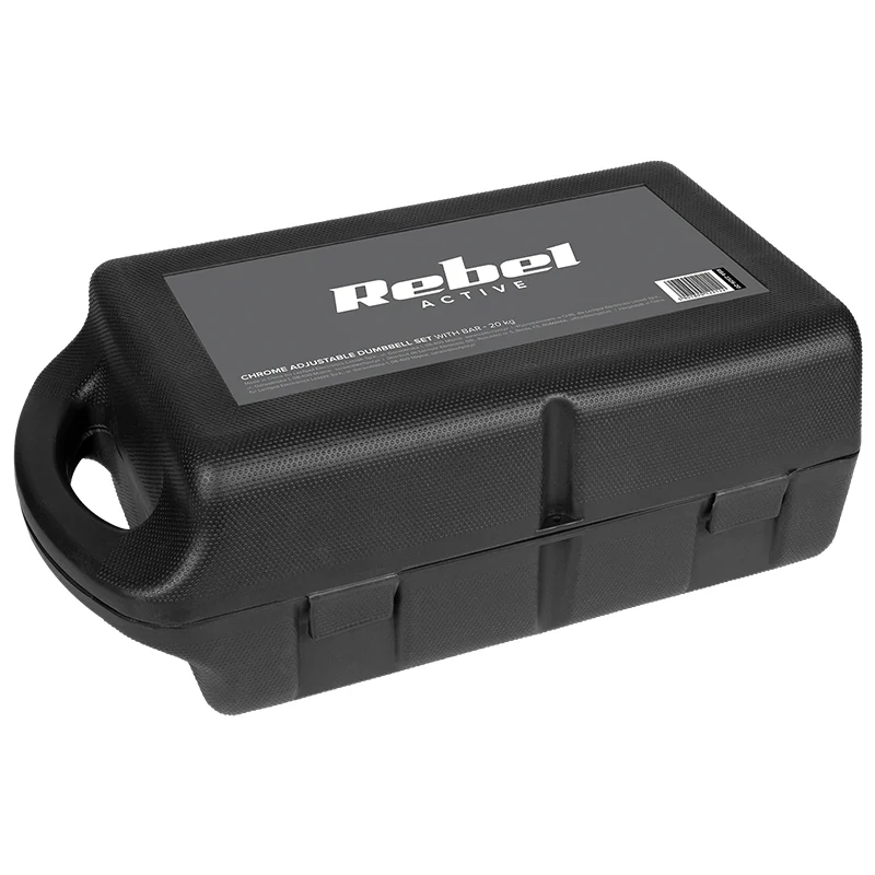 GANTERE REGLABILE CU VALIZA TOTAL 20KG REBEL ACTIVE