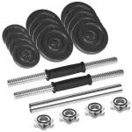 RBA-2327-15@2 GANTERE REGLABILE CU VALIZA TOTAL 15KG REBEL ACTIVE