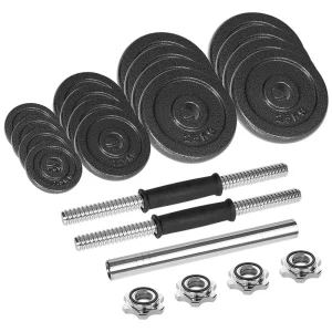 GANTERE REGLABILE CU VALIZA TOTAL 30KG REBEL ACTIVE