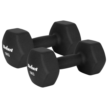 GANTERA FONTA INVELIS NEOPREN HEX 2 X 10KG REBEL ACTIVE