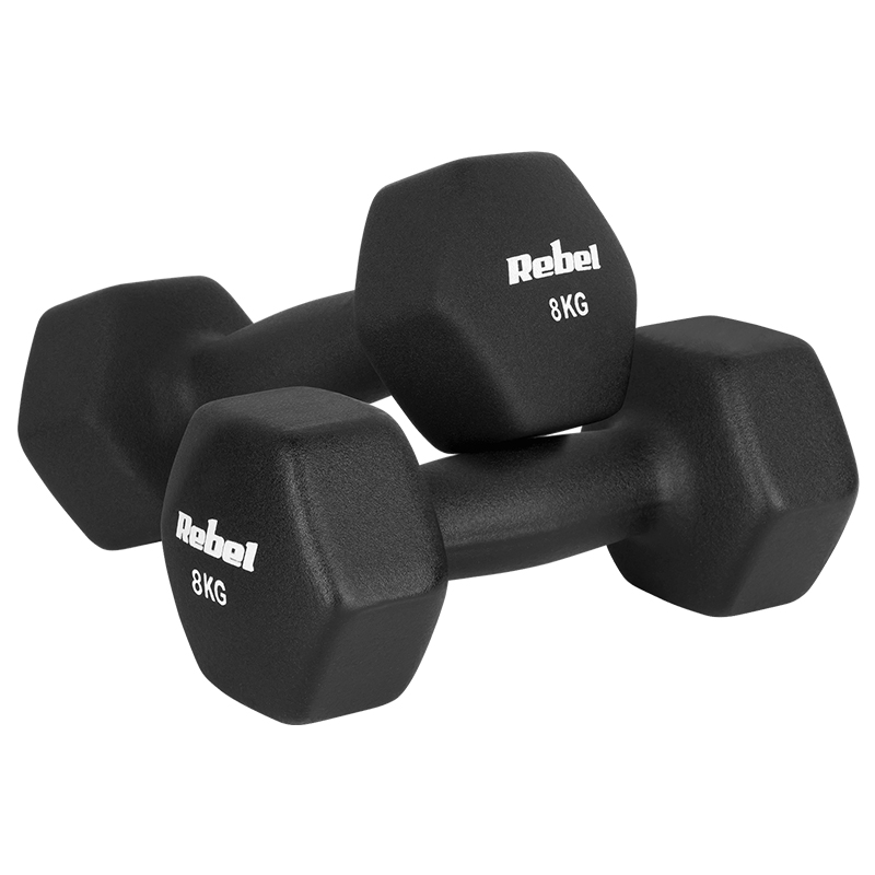 RBA-2330-8@2 GANTERA FONTA INVELIS NEOPREN HEX 2 X 8KG REBEL ACTIVE