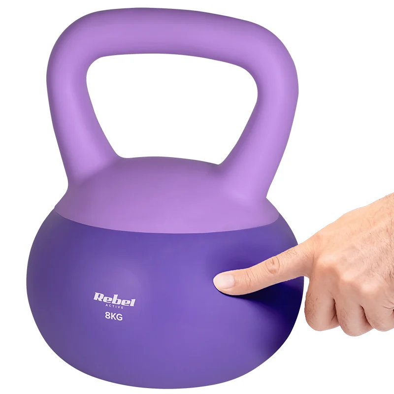 KETTLEBELL VINIL 8 KG REBEL ACTIVE