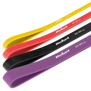 RBA-3000-S4@2 SET 4 BENZI ELASTICE LATEX POWER BAND 4-32KG REBELACTIV