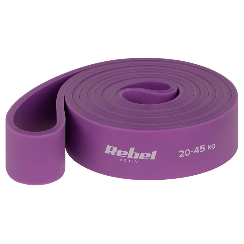 RBA-3000-S4@6 SET 4 BENZI ELASTICE LATEX POWER BAND 4-32KG REBELACTIV