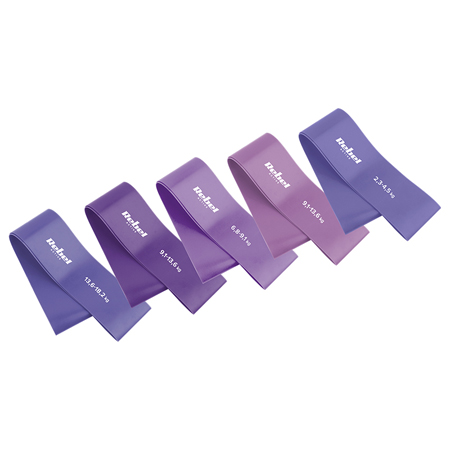 RBA-3002-PU SET 5 BENZI ELASTICE LATEX MINI BAND 2-18KG REBEL ACTIV