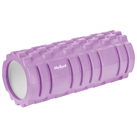 RBA-3050-PU ROLA MASAJ SPUMA EVA 14 X 33 CM VIOLET REBEL ACTIVE