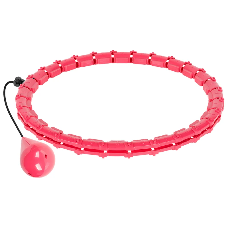 RBA-3065-PK@3 CERC FITNESS SMART HULA HOOP 50 CM ROZ REBEL ACTIVE