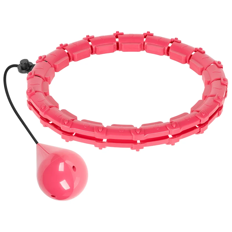 RBA-3065-PK@4 CERC FITNESS SMART HULA HOOP 50 CM ROZ REBEL ACTIVE