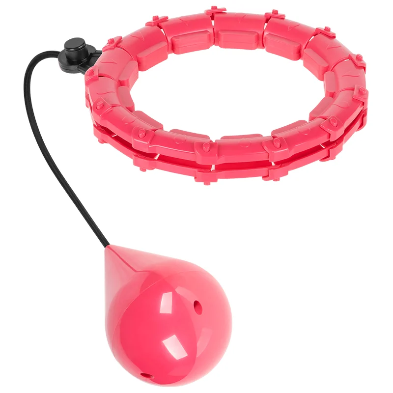 RBA-3065-PK@5 CERC FITNESS SMART HULA HOOP 50 CM ROZ REBEL ACTIVE