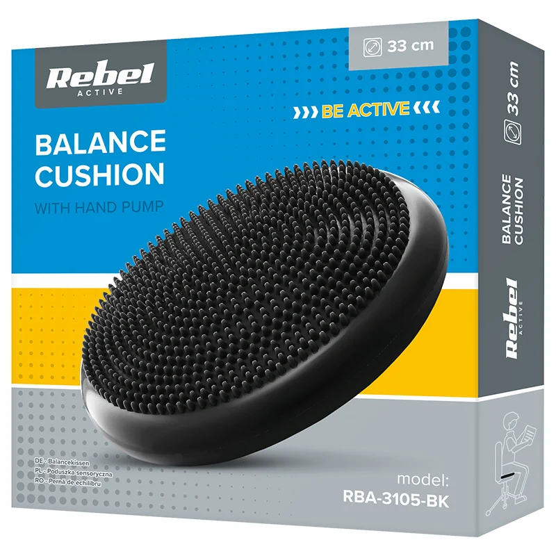 RBA-3105-BK@5 DISC BALANS 33 CM CU POMPA REBEL ACTIVE